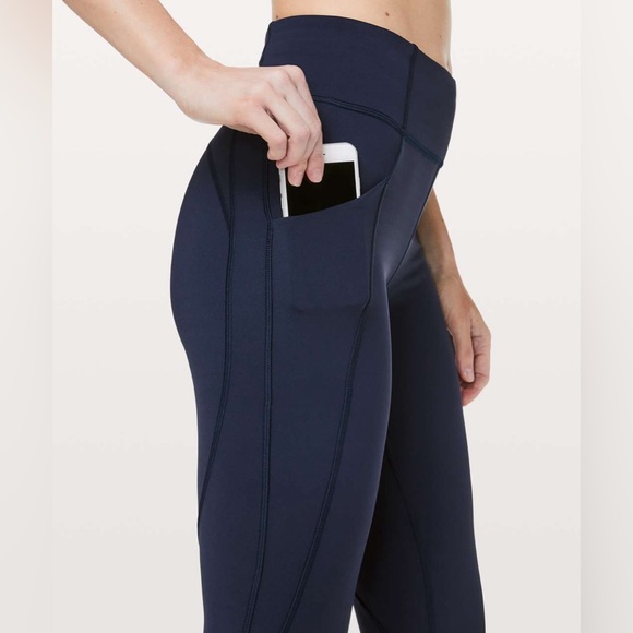 Lululemon Align High Rise 25” Navy blue Leggings Size 12 - Picture 8 of 10